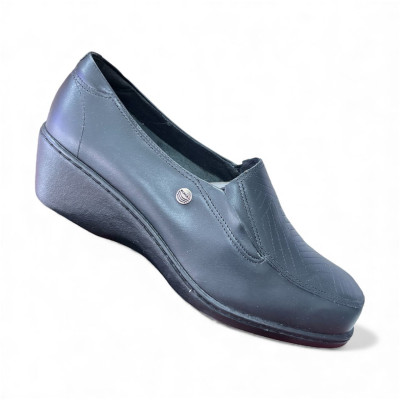 Romulo Casual Cuero Negro Talla 38 Ref 2637